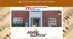 Desktop Screenshot of musikschule-wedel.com